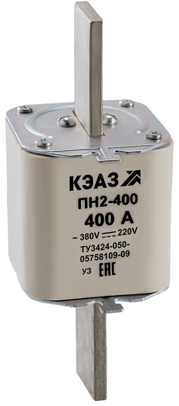 Вставка плавкая предохранителя Кэаз ПН2-400 200А фото Вставка плавкая предохранителя Кэаз ПН2-400 200А картинка